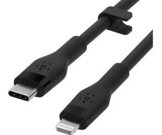 Belkin kabel USB-C na LTG_silikon, 1M, černý