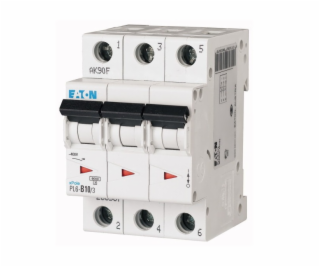 Eaton Wyłącznik nadprądowy 3P B 10A 6kA AC PL6-B10/3 286587