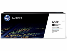 HP 658X Black LaserJet Toner Cartridge