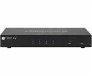 Techly Techly KVM Switch Switch, 4 port, zobrazovací port...