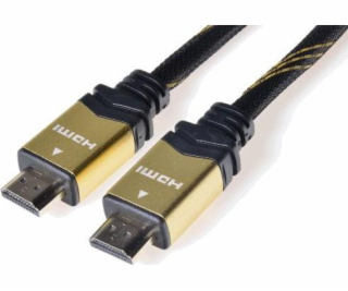 PremiumCord HDMI 2.0 High Speed + Ethernet kabel HQ, zlac...