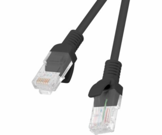 LANBERG PATCHCORD UTP CAT.5E 0.5M BLACK PCU5-10CC-0050-BK