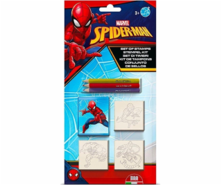 Multiprint MULTIPRINT SPIDERMAN PIECZĄTKI BLISTER 3 SZT