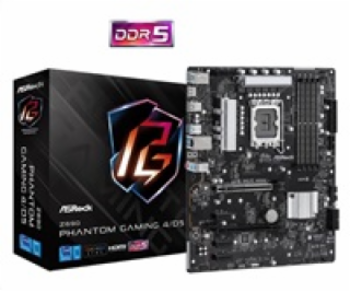 ASRock MB Sc LGA1700 Z690 Phantom Gaming 4/D5, Intel Z690...