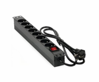 Rozvodný panel MHPower PDU-FR4K8 19  8x230V, 16A, 4000W, ...