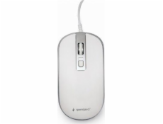 Gembird MUS-4B-06-WS Wired optical mouse USB 1200 DPI white/silver