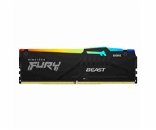 DIMM DDR5 32GB 5200MT/s CL40 KINGSTON FURY Beast Black RGB