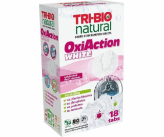 Tri-Bio TRI-BIO, Tabletky do prania OXI ACTION WHITE, 18 ks.