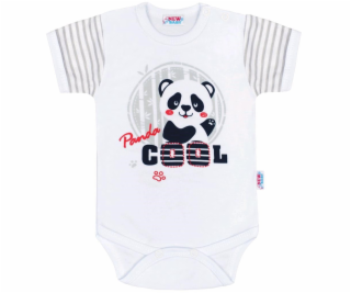 Kojenecké body s krátkým rukávem New Baby Panda