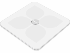 UMAX chytrá váha Smart Scale US20HRC / 0,2 – 180 kg/ Bluetooth 4.0/ 15 tělesných parametrů/ čeština/ bílá