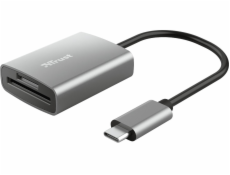 TRUST čtečka paměťových karet DALYX Fast, externí, USB-C, 8cm