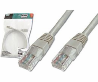 Digitus Patch cord cat.5e UTP sivý 15m DK-1512-150