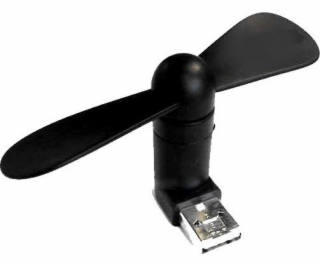 USB ventilátor čierny (63300)