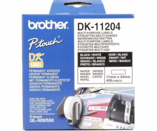 Brother páska DK-11204 (černá na bílé)