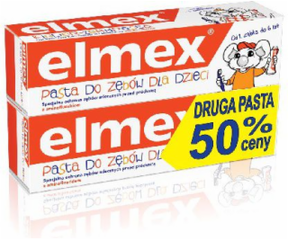 Elmex zubná pasta pre deti 0 až 6 rokov + druhá 50% 50mlx2