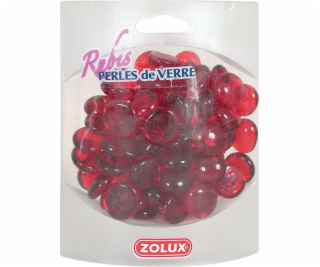 Sklenené korálky Zolux Ruby