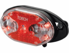 TORCH Zadné svetlo KONCOVÉ BRIGHT 5X CARRIER FIT čierne (TOR-54020)