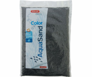 Zolux Aquasand Color ebenovo čierna 1kg