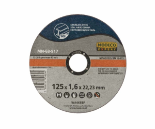 Modeco Řezací kotouč na nerez 125mm 25ks. - MN-68-917