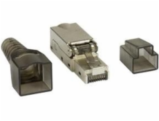 LogiLink RJ45 zástrčka cat.6A FTP pozlátený 3µ kontakt, bez náradia (MP0044)