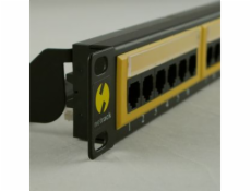 NetRack Patch panel 19 24-porty Kat.6 UTP (104-06)