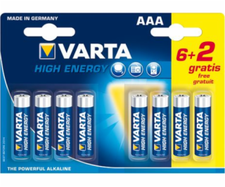 Batéria Varta High Energy AAA/R03 8ks.