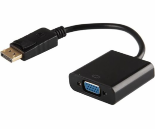 Elmak DisplayPort - D-Sub (VGA) AV adaptér čierny (CL-90)