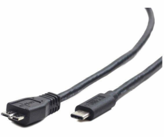 Gembird USB-C - microUSB kábel 1m čierny (CCP-USB3-MBMCM-1M)