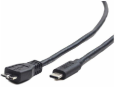 Gembird USB-C - microUSB kábel 1m čierny (CCP-USB3-MBMCM-1M)