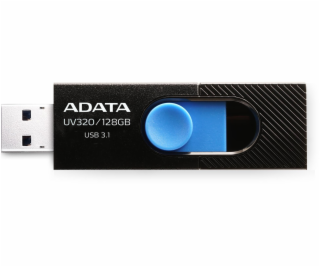 Flash disk ADATA UV320 128GB čierna / modrá (AUV320-128G-...