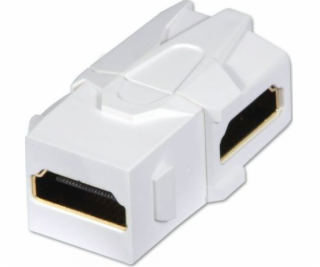 Lindy HDMI 90o Doppelkupplung Keystone pre Wanddose Keyst...