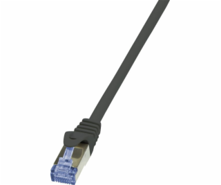 LogiLink Patchcord CAT6A, S/FTP, AWG26, PIMF, 30m, čierny...