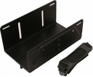 Techly ICA-CS 62 CPU holder Desk-mounted CPU holder Black