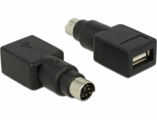 Adapter USB Delock 65898 USB - PS/2 Czarny  (65898)