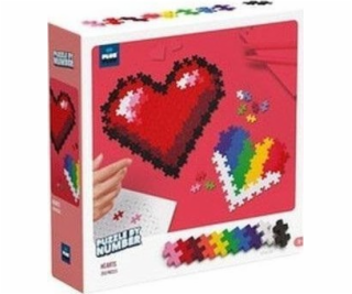 Plus-Plus Puzzle By Number Heart 250 Pieces