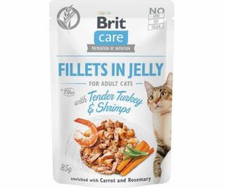 Brit CARE KOT saszetka FJ TENDER TURKEY& SHRIMPS /24 85g