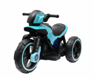 Dětská elektrická motorka Baby Mix POLICE modrá