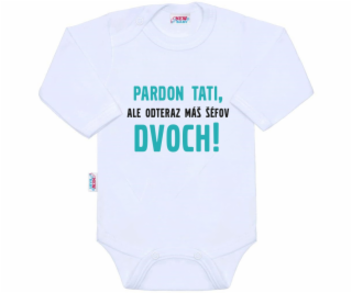 Body s potiskem New Baby Pardon tati,... máš šéfov dvoch!