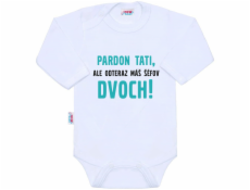 Body s potiskem New Baby Pardon tati,... máš šéfov dvoch!