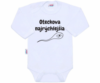 Body s potiskem New Baby Oteckova najrýchlejšia