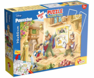 Lisciani Puzzle dwustronne MAXI 35el Pinokio 304-48182