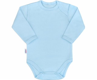 Kojenecké body s dlouhým rukávem New Baby Pastel modré