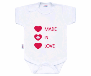 Body s potiskem New Baby MADE IN LOVE