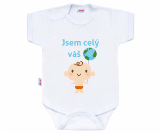 Body s potiskem New Baby Jsem celý váš svět