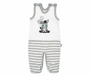 Kojenecké bavlněné dupačky New Baby Zebra exclusive