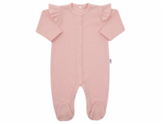 Kojenecký bavlněný overal New Baby Practical růžový holka