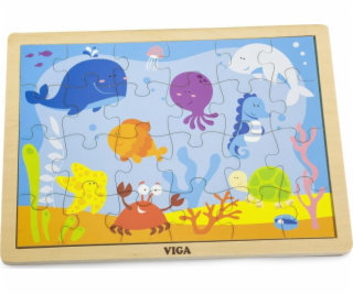 Dětské dřevěné puzzle Viga Oceán