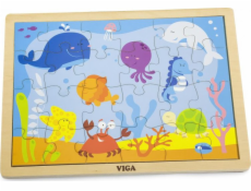 Dětské dřevěné puzzle Viga Oceán