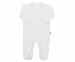 Kojenecký bavlněný overal New Baby Practical bílý kluk