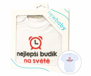 Body s potiskem New Baby nejlepší budík na světě - dárkov...